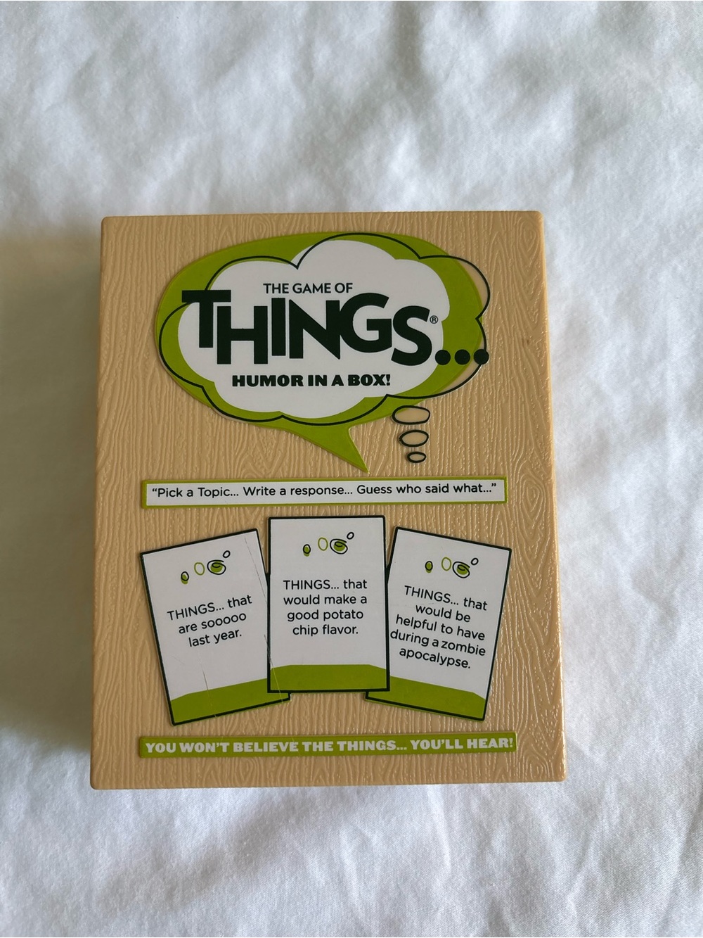 The Game of THINGS... Party Card Game